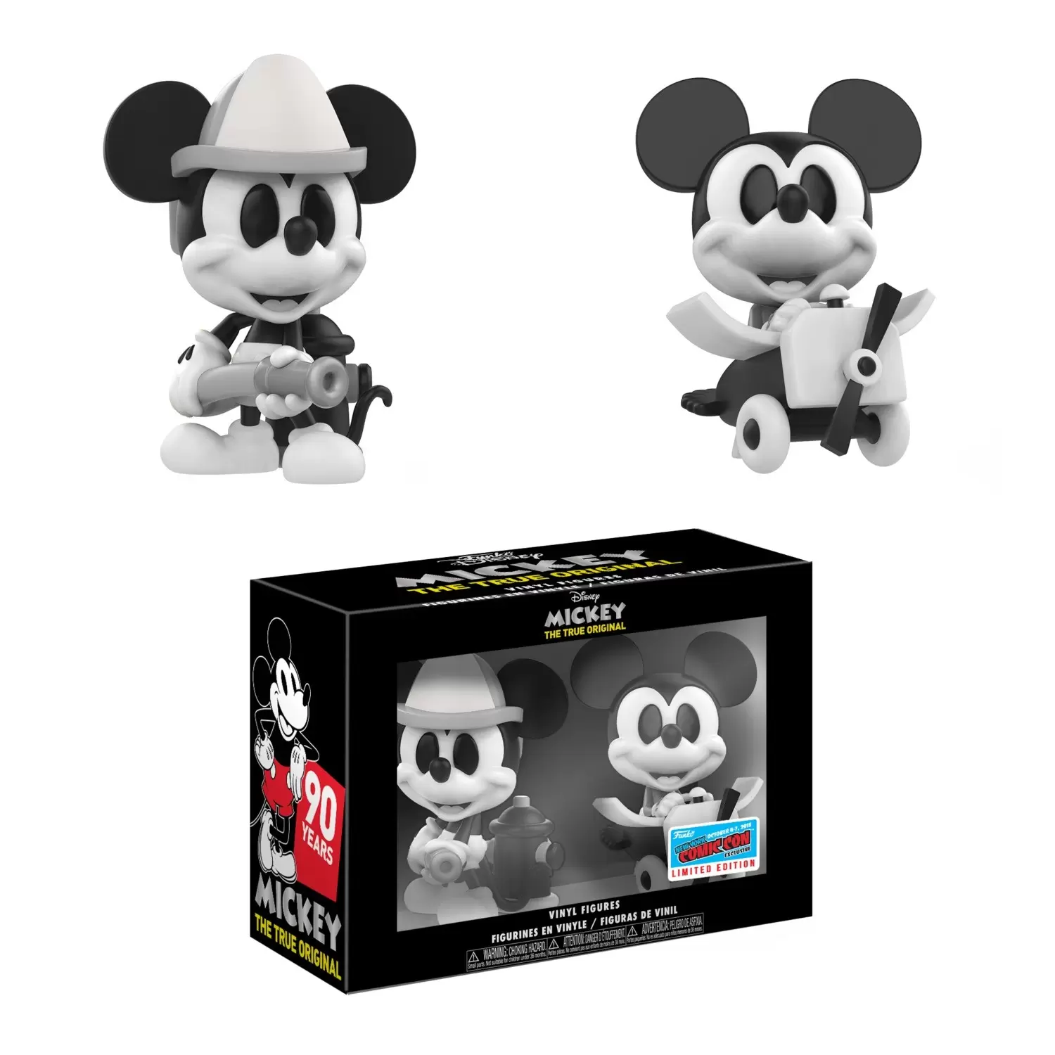 Disney - Mickey Mouse 90th Anniversary - Disney - Mickey Mouse Black & White 2 Pack