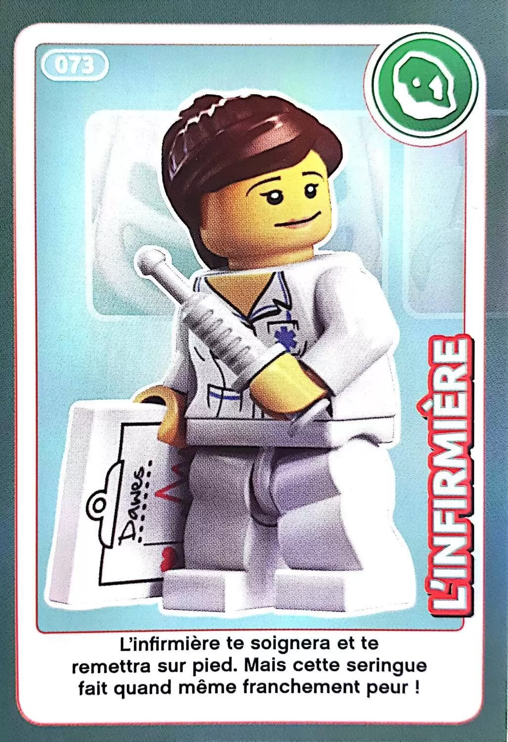 Cartes Lego Auchan : Crée ton Monde - L\'infirmière