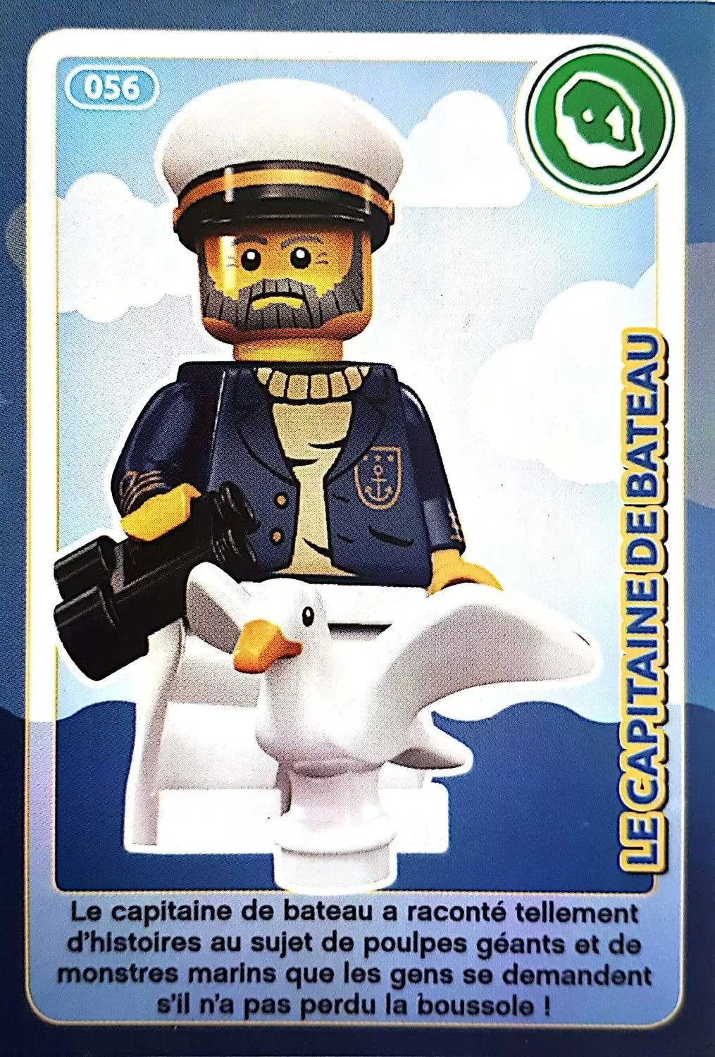 Cartes Lego Auchan : Crée ton Monde - Le Capitaine de Bâteau