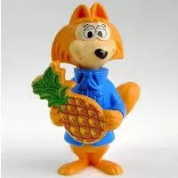 Fibber Fox with pineapple