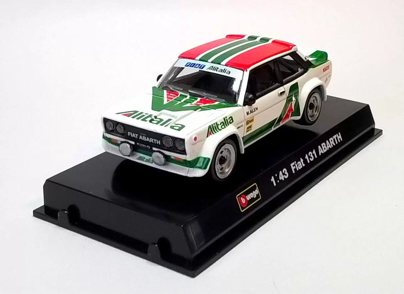 Bburago 1/43e - FIAT 131 Abarth (RACE)