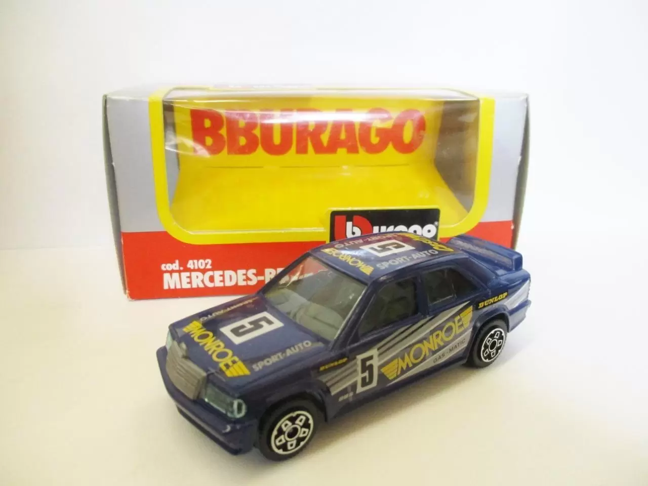Bburago 1/43e - MERCEDES 190 E #5 (Rally)