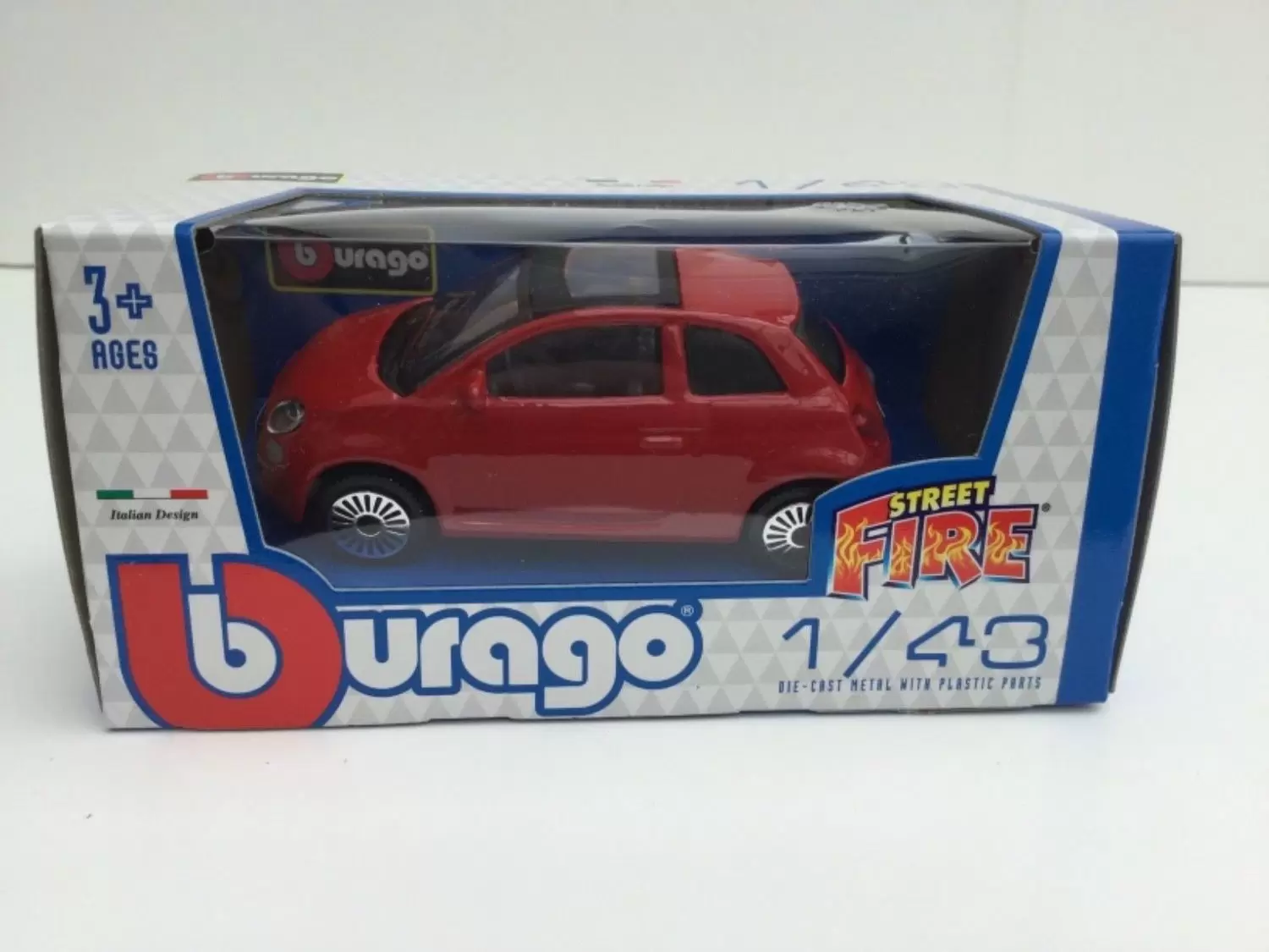 Bburago 1/43e - FIAT 500 (Rouge)
