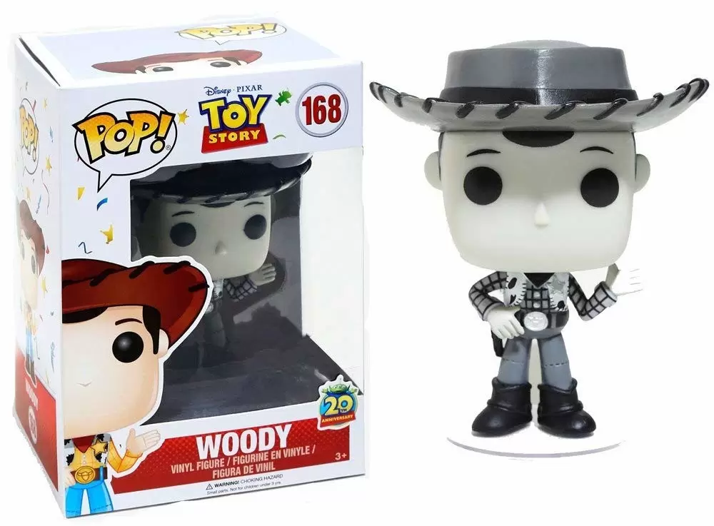 POP! Disney - Toy Story - Woody 20th Anniversary Black And White