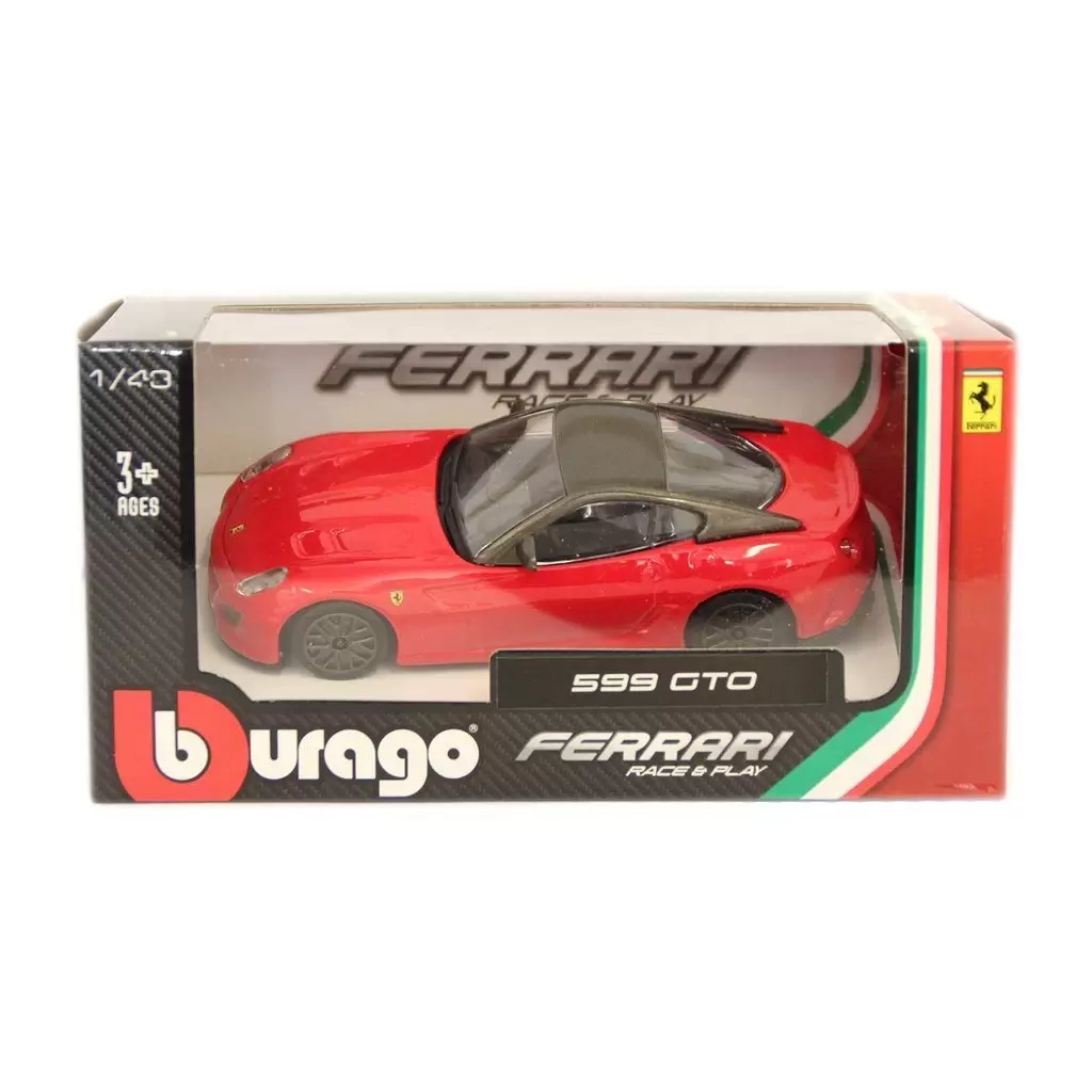 Bburago 1/43e - FERRARI 599 GTO (Rouge)