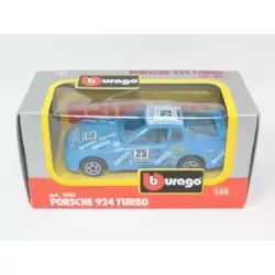 PORSCHE 924 Turbo #25 Rally (Bleu)
