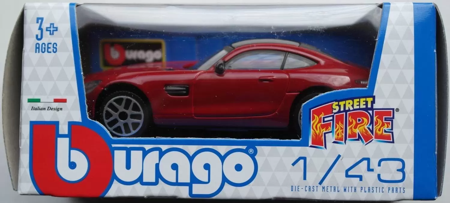 Bburago 1/43e - MERCEDES AMG GT - C190 (Bordeaux)