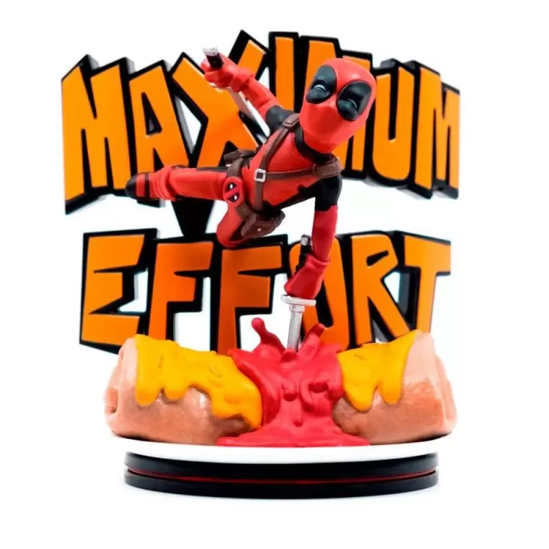 Q-Fig Action Figures - Deadpool Maximum Effort