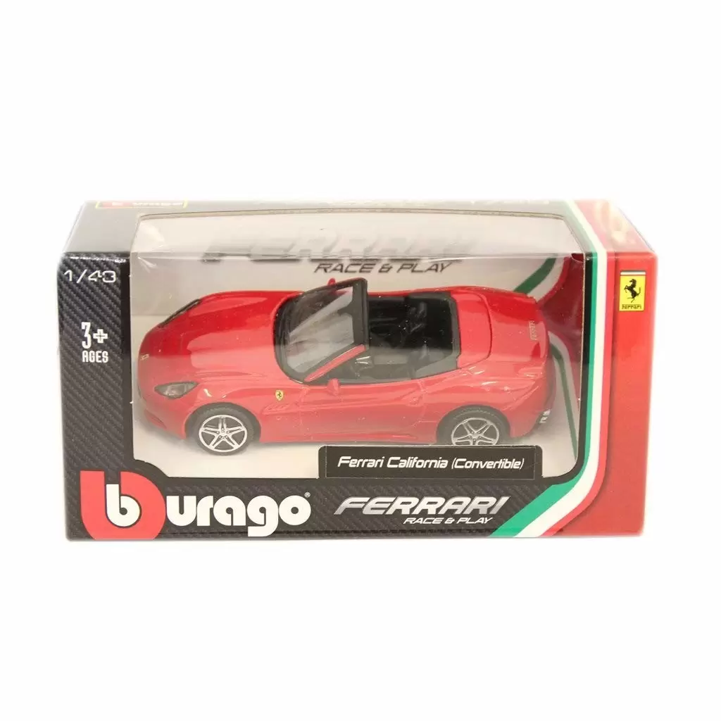 Bburago 1/43e - FERRARI California Convertible (Rouge)