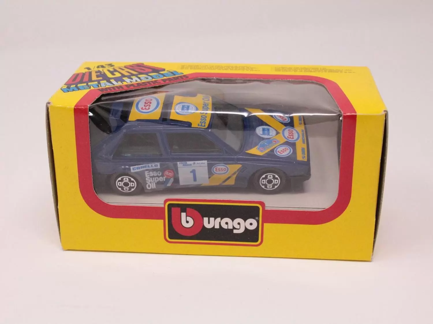 Bburago 1/43e - LANCIA Delta S4 #1  Rally (Bleu)