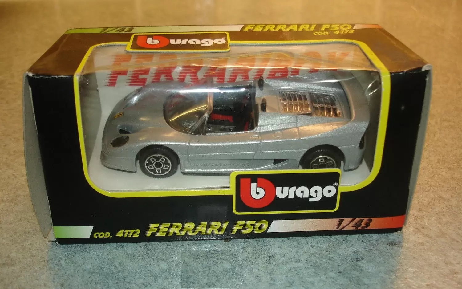 Bburago 1/43e - FERRARI F50 Cabriolet (Grise)