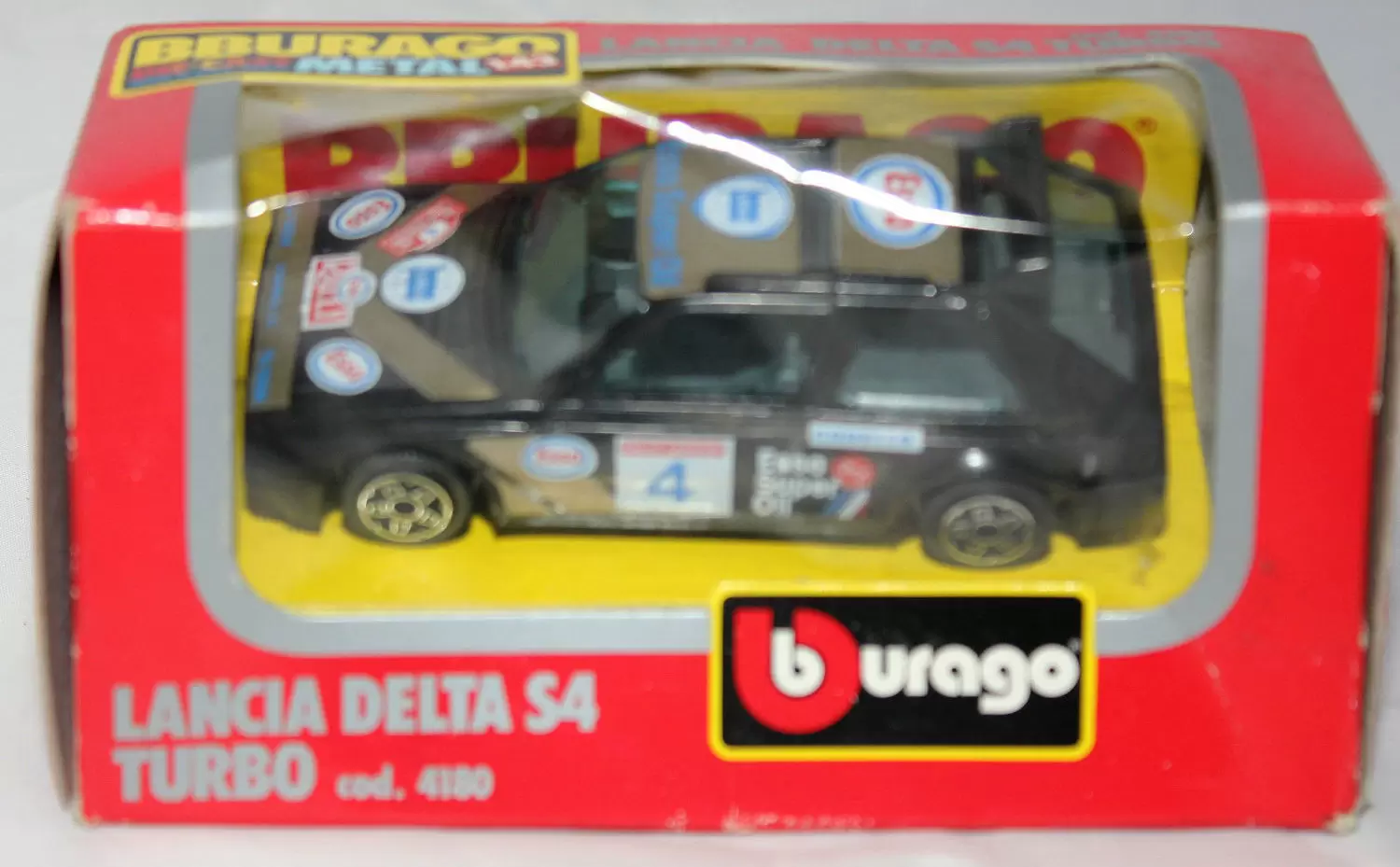 Bburago 1/43e - LANCIA Delta S4 #4 Rally (Noire)