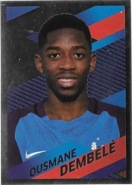 Fiers d\'être Bleus 2018 - Carrefour - OUSMANE DEMBELE argentée