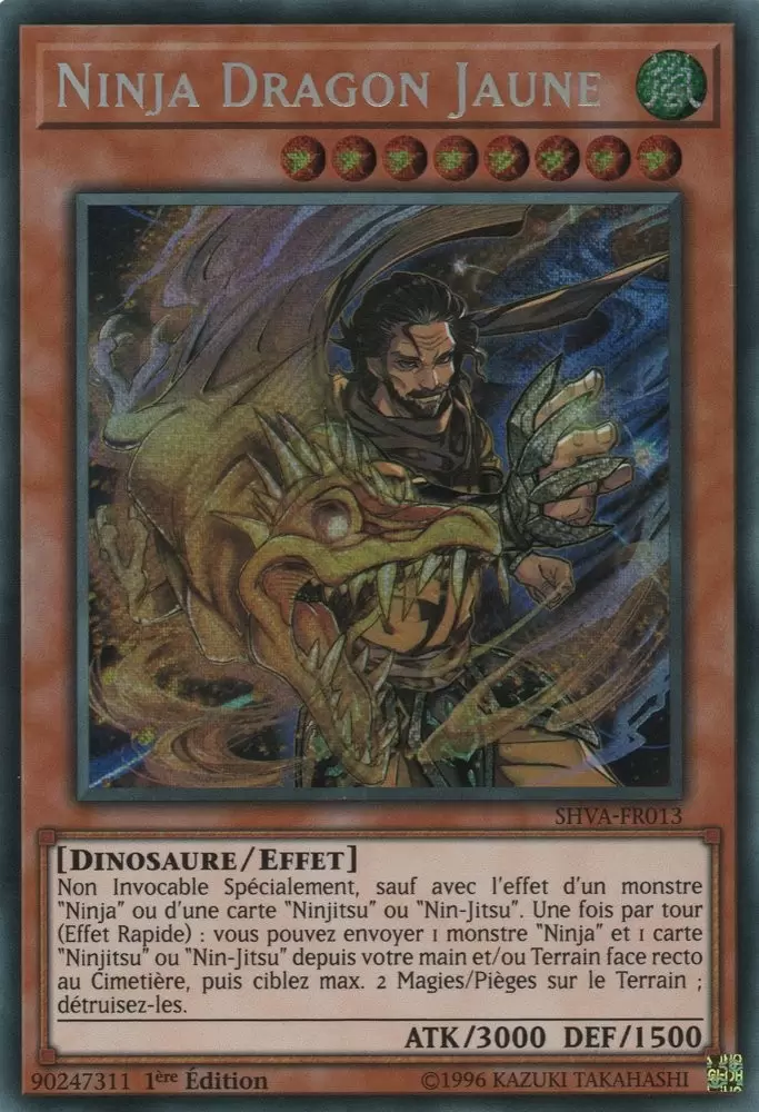 Les Ombres au Walhalla SHVA - Ninja Dragon Jaune