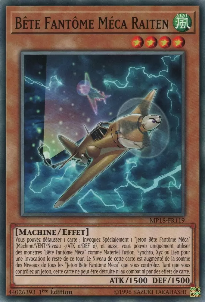 Mega Pack 2018 MP18 - Bête Fantôme Méca Raiten
