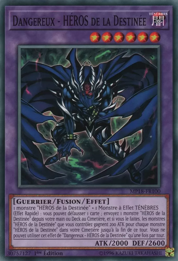 Mega Pack 2018 MP18 - Dangereux - HÉROS de la Destinée