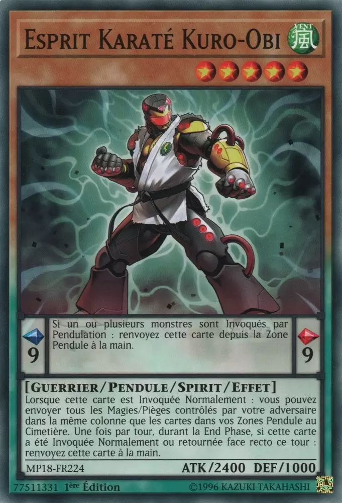 Mega Pack 2018 MP18 - Esprit Karaté Kuro-Obi