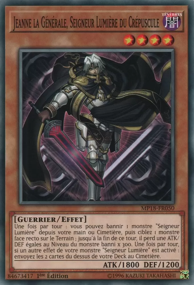 Mega Pack 2018 MP18 - Jeanne la Générale, Seigneur Lumière du Crépuscule