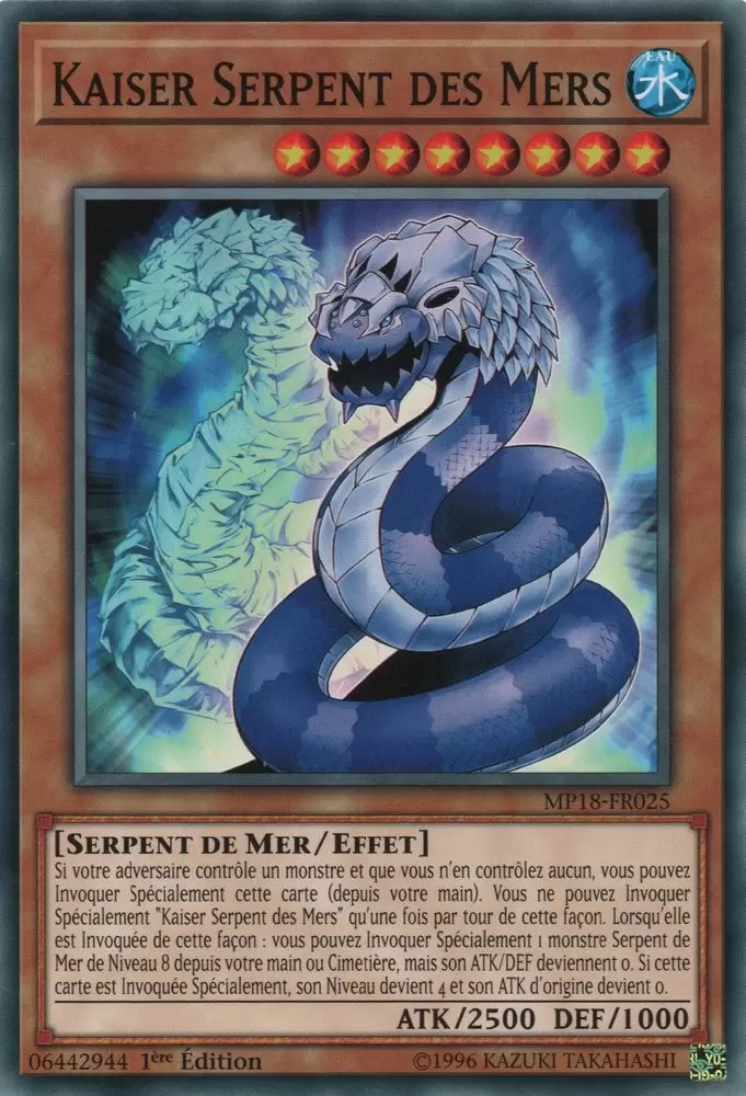 Mega Pack 2018 MP18 - Kaiser Serpent des Mers