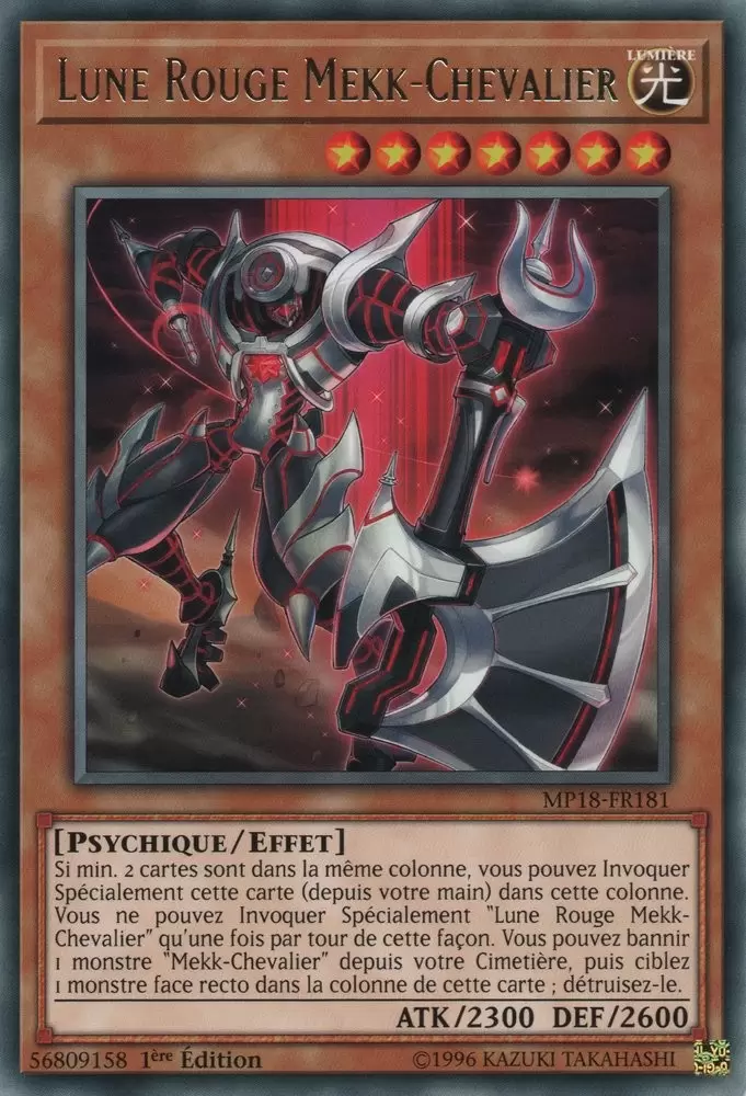 Mega Pack 2018 MP18 - Lune Rouge Mekk-Chevalier