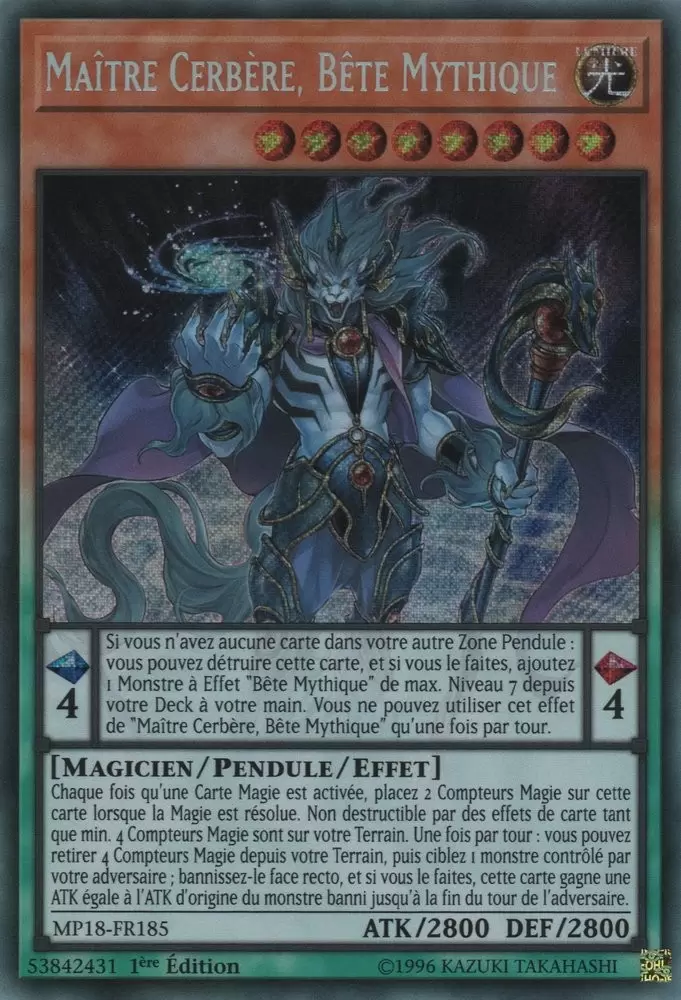 Mega Pack 2018 MP18 - Maître Cerbère, Bête Mythique