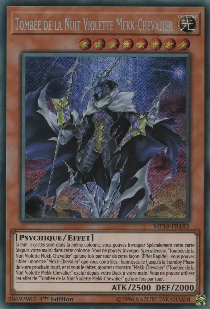 Mega Pack 2018 MP18 - Tombée de la Nuit Violette Mekk-Chevalier