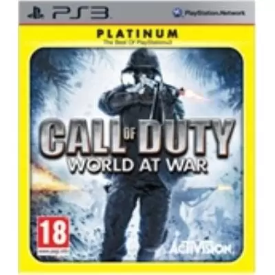 Jeux PS3 - Call Of Duty World At War - Platinum
