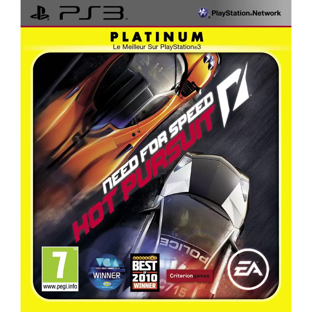 PS3 Games - Need Ford Speed Hot Pursuit Platinum