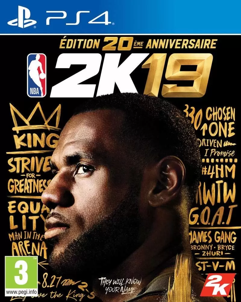 Jeux PS4 - NBA 2K19 - 20th Anniversary Edition