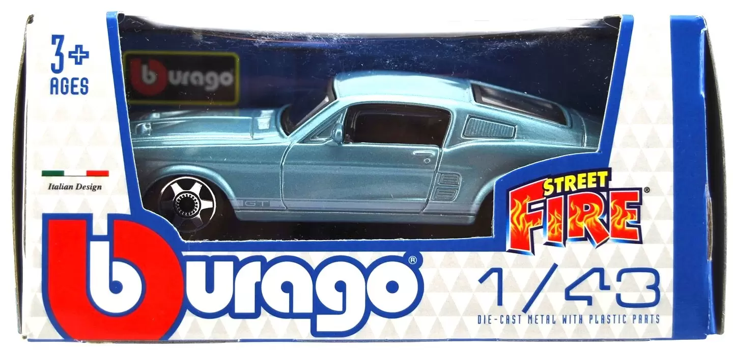 Bburago 1/43e - FORD Mustang GT - 1964 - (Bleu)