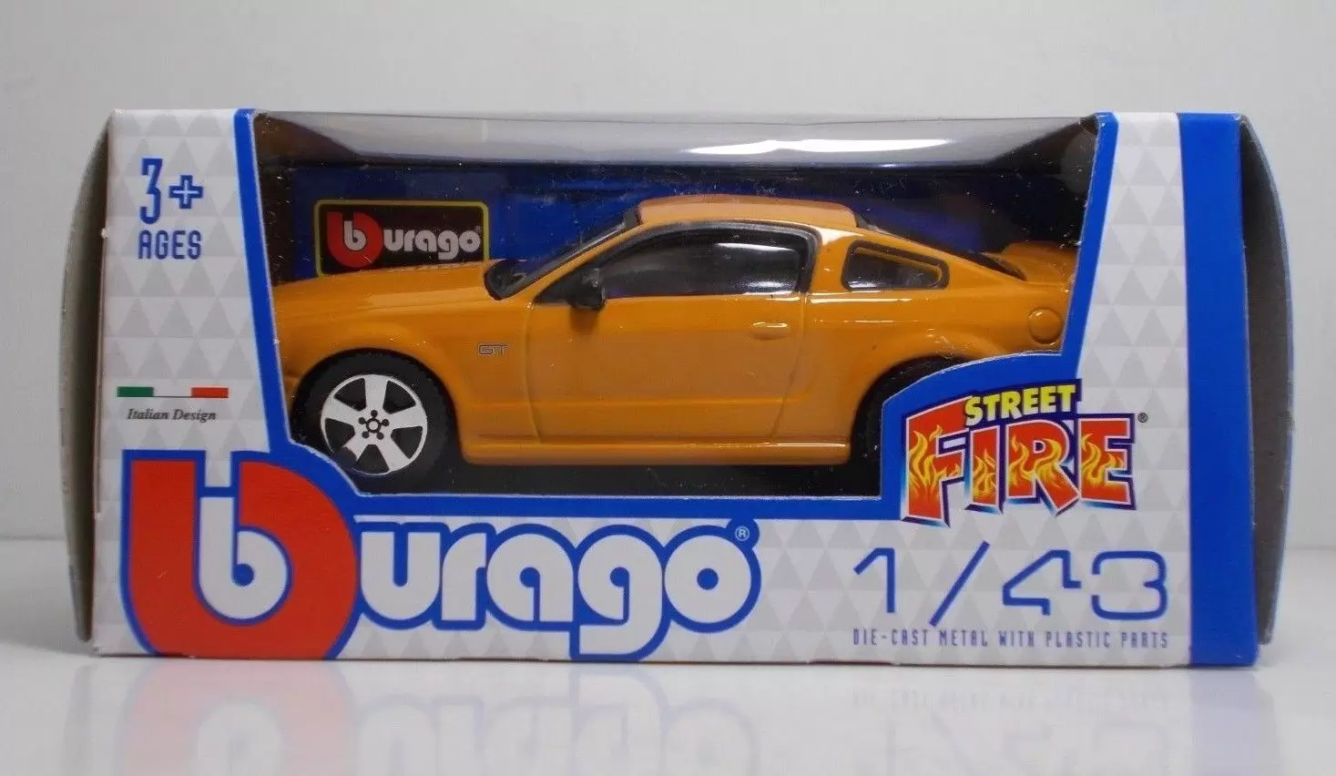 Bburago 1/43e - FORD Mustang GT - 2006 - (Orange)