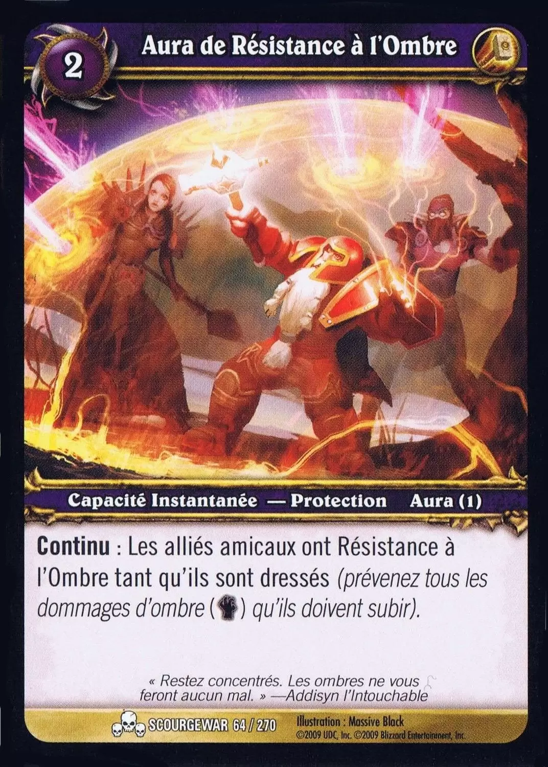 La Guerre du Fléau - Scougewar - Aura de Résistance à l\'Ombre