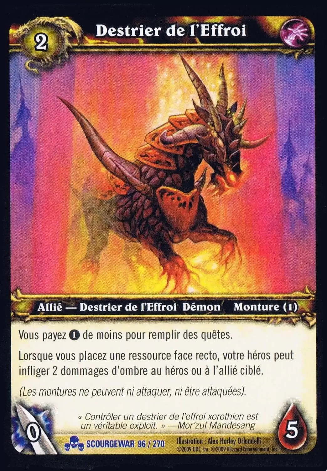 La Guerre du Fléau - Scougewar - Destrier de l\'Effroi