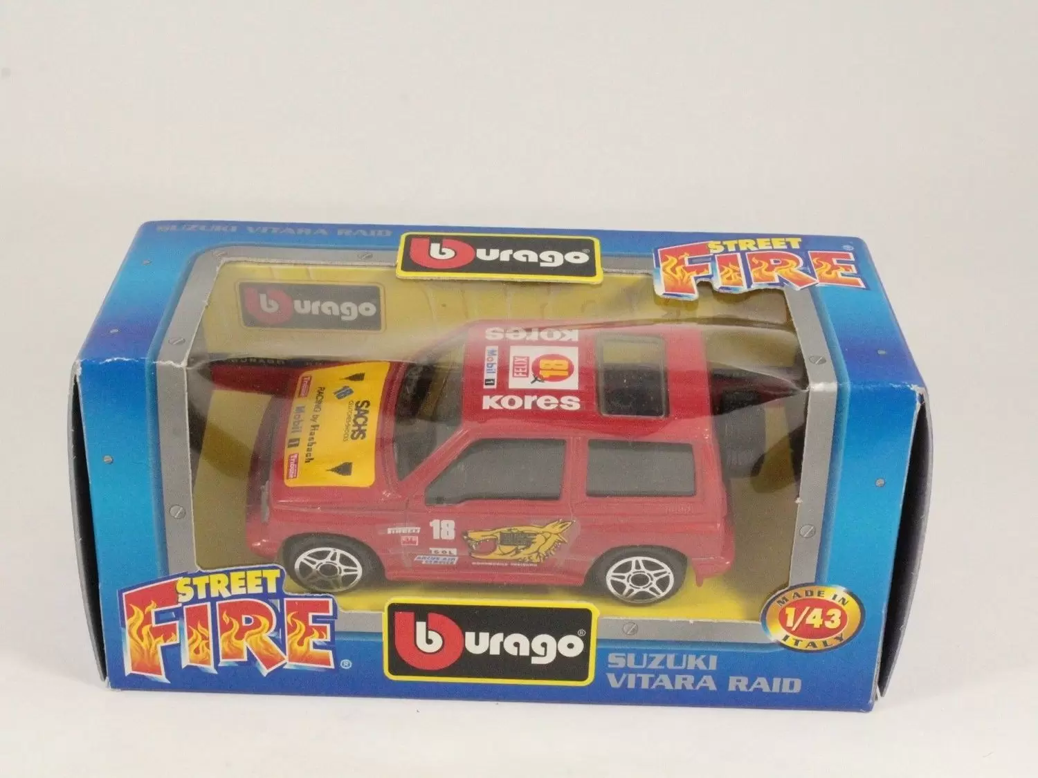 Bburago 1/43e - SUZUKI Vitara Raid #18 (Rouge)
