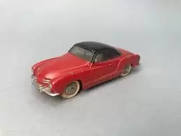 Vintage Dinky Toys - VOLKSWAGEN Karmann Ghia (Rouge - Noir)