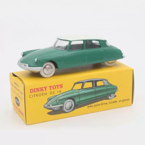 Atlas - Classic Dinky Toys Collection - CITROEN DS 19 (Verte - Blanche)