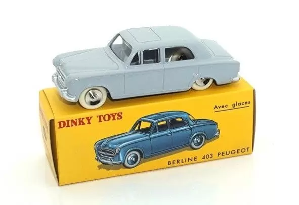 Atlas - Classic Dinky Toys Collection - PEUGEOT 403 Berline (Grise)