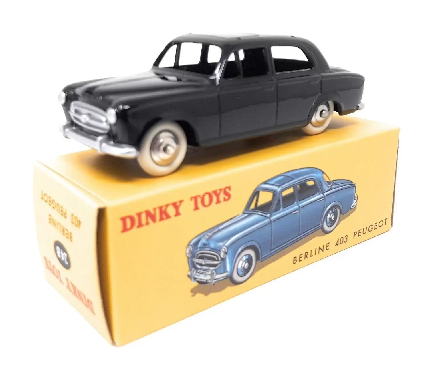 Atlas - Classic Dinky Toys Collection - PEUGEOT 403 Berline (Noire)