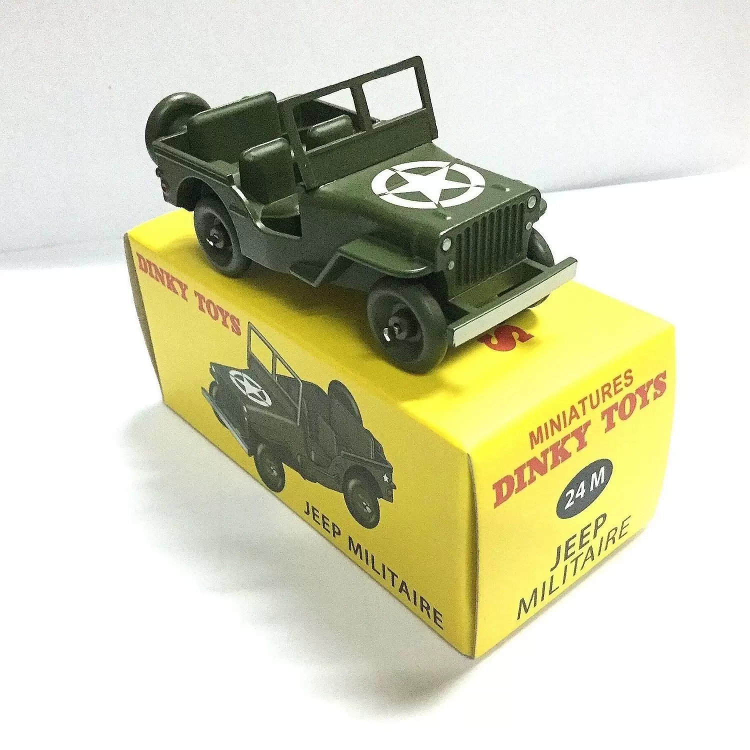 Atlas - Classic Dinky Toys Collection - JEEP Militaire (Kaki)