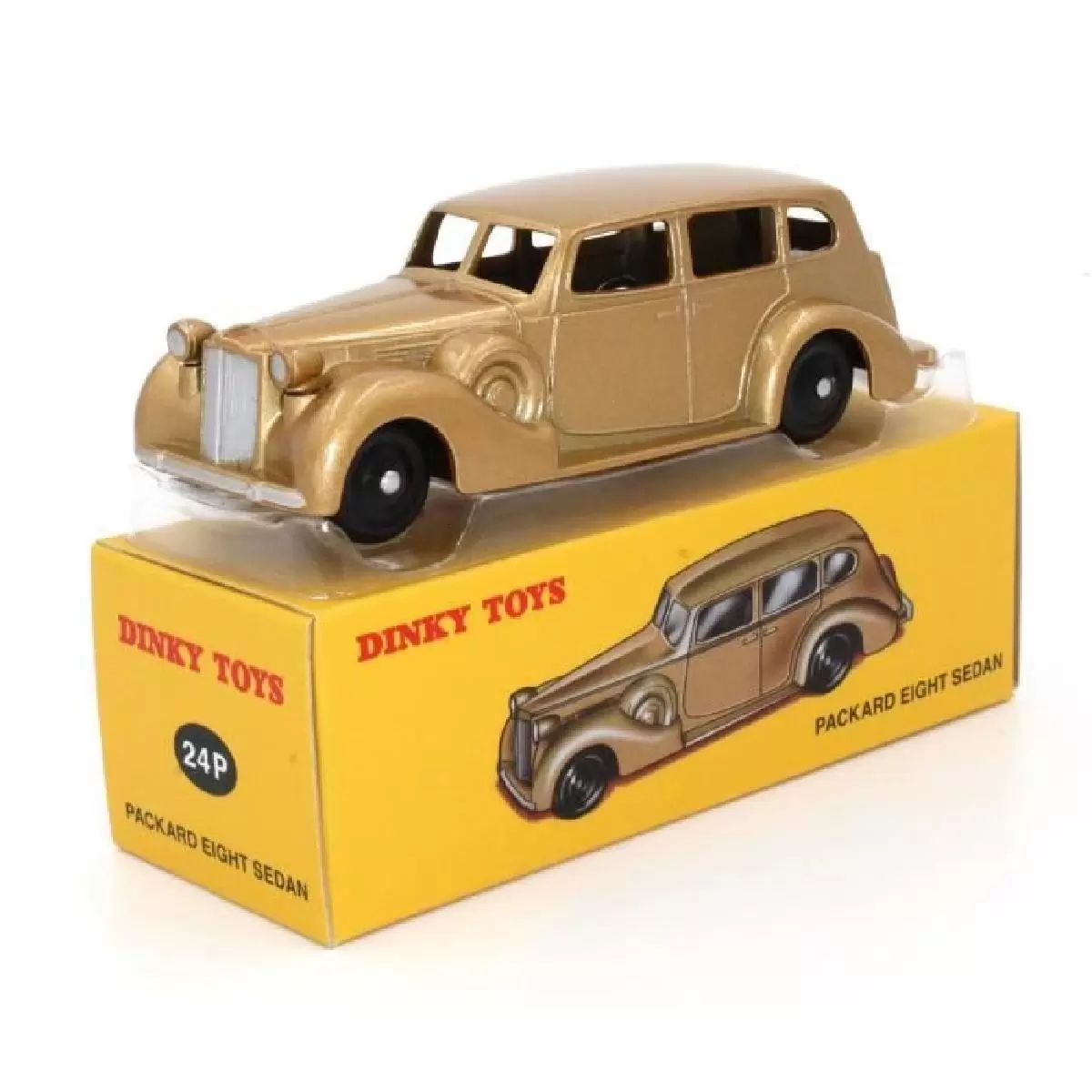 Atlas - Classic Dinky Toys Collection - PACKARD Eight Sedan (Doré)