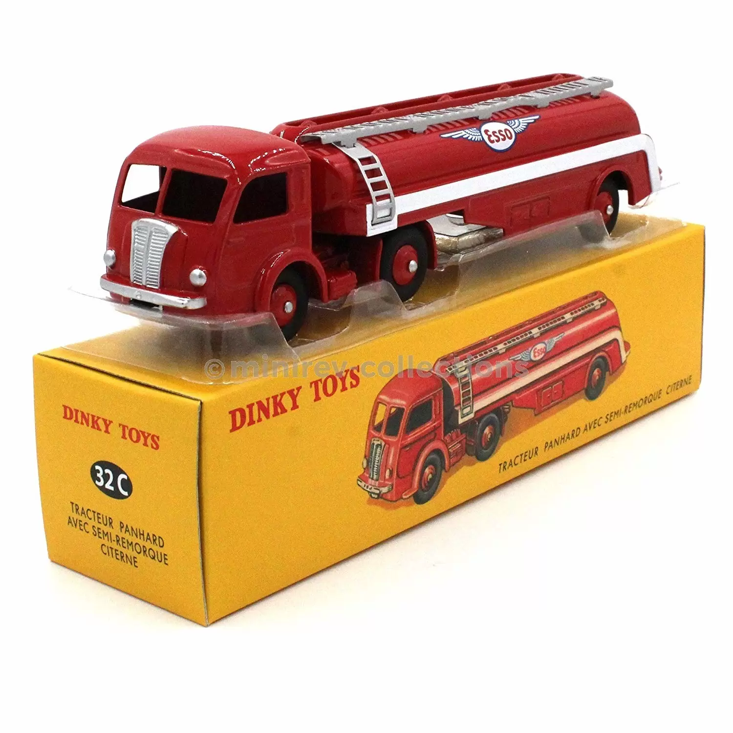Atlas - Classic Dinky Toys Collection - PANHARD Movic Esso (Rouge)