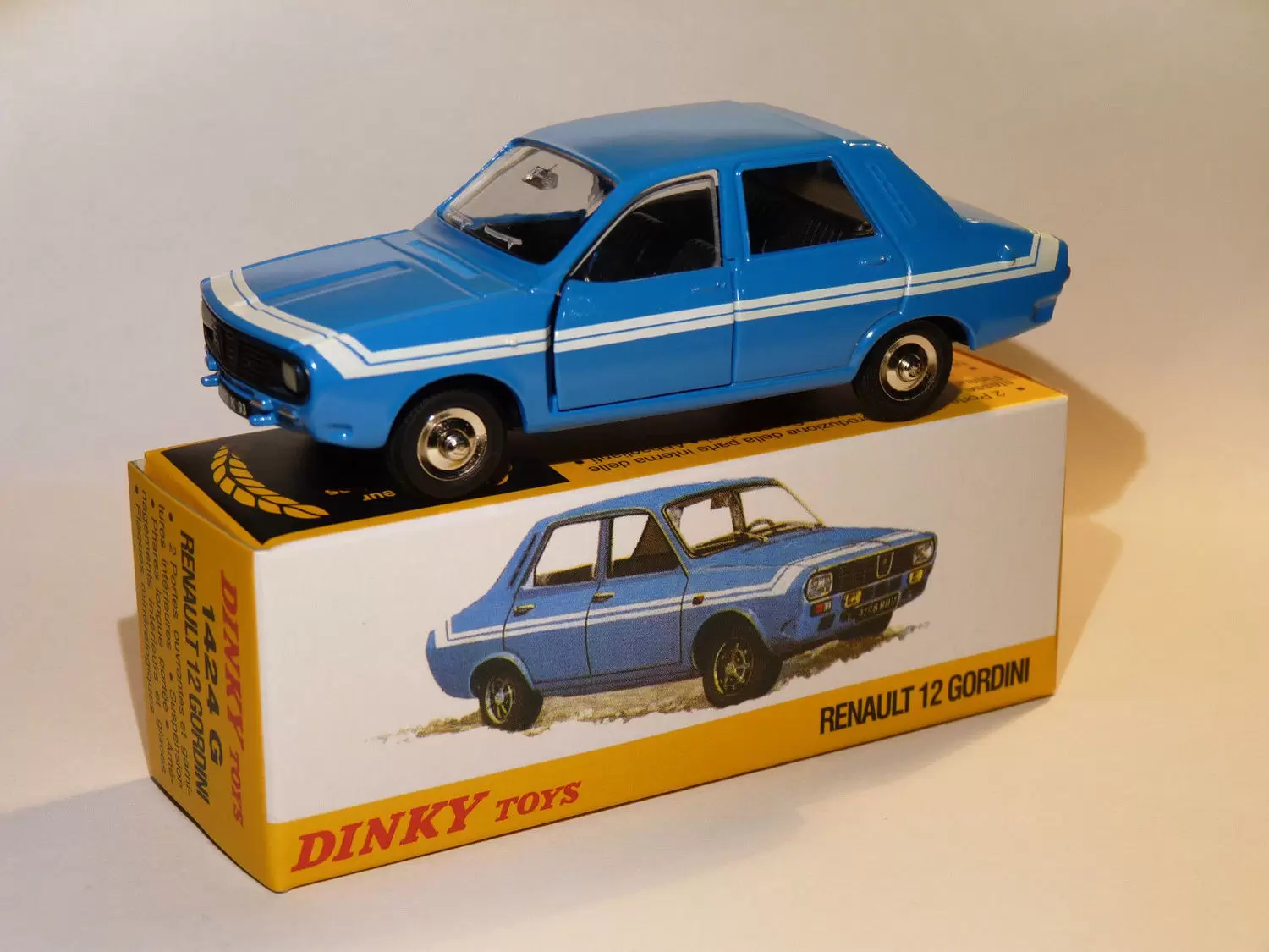 Atlas - Classic Dinky Toys Collection - RENAULT 12 Gordini (Bleu)