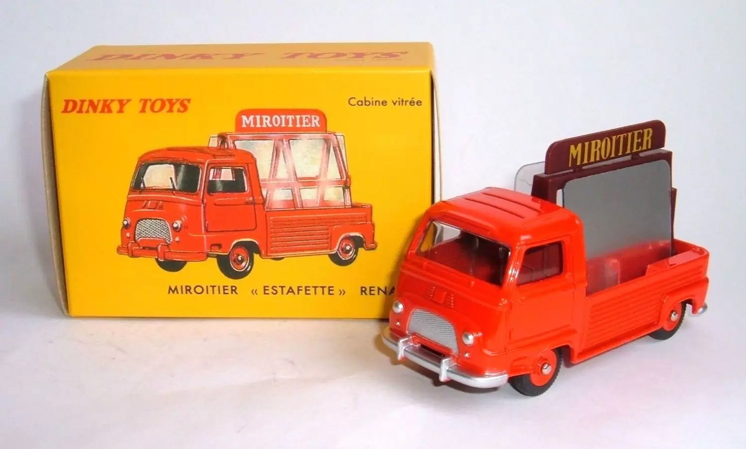 Atlas - Classic Dinky Toys Collection - RENAULT Estafette Miroitier (Rouge)