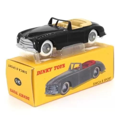 Atlas - Classic Dinky Toys Collection - SIMCA 8 Sport (Noire)