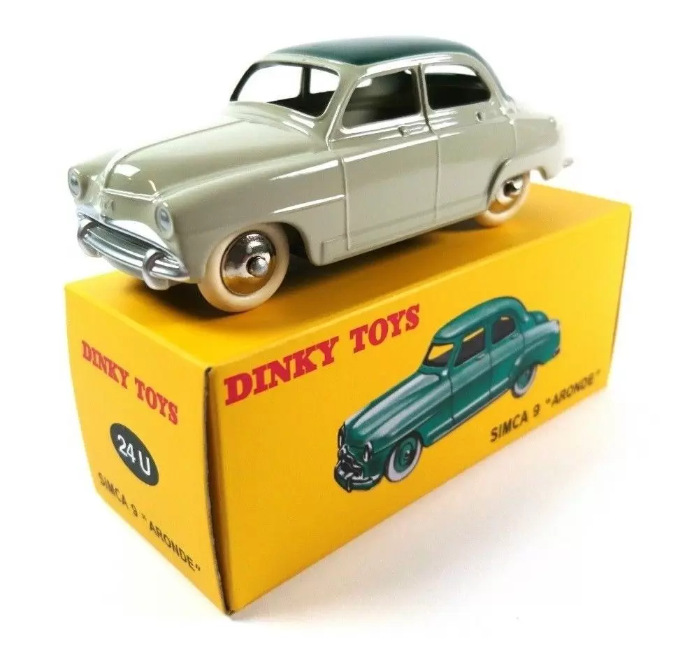 Atlas - Classic Dinky Toys Collection - SIMCA 9 Arronde (Beige - Verte)