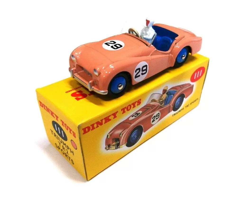 Atlas - Classic Dinky Toys Collection - TRIUMPH TR2 Sport (Rose)