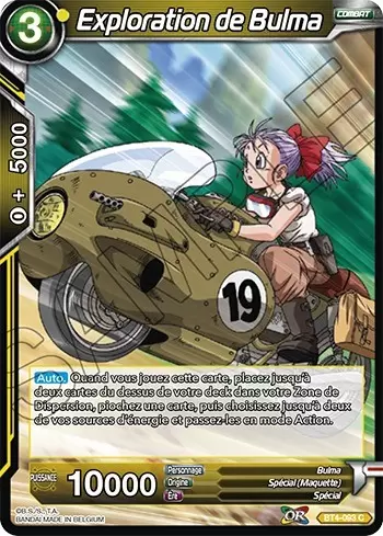 Colossal Warfare [BT4] - Exploration de Bulma