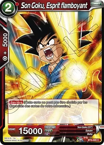 Colossal Warfare [BT4] - Son Goku, Esprit flamboyant