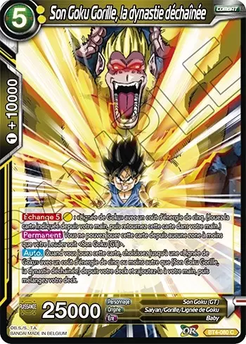 Colossal Warfare [BT4] - Son Goku Gorille, la dynastie déchaînée