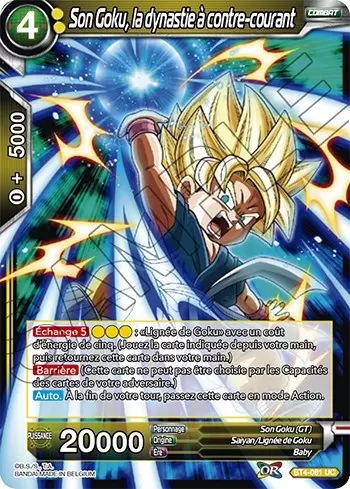 Colossal Warfare [BT4] - Son Goku, la dynastie à contre-courant